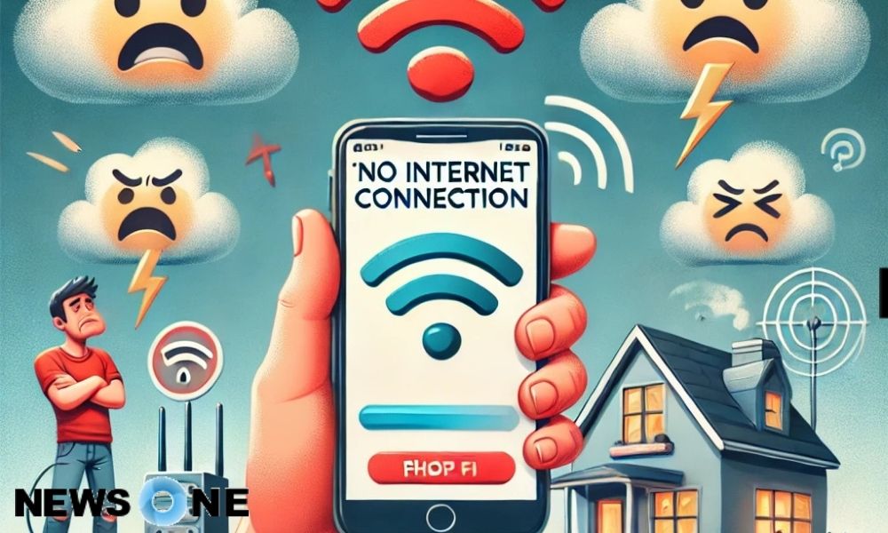 why does my phone say no internet connection when i have wifi